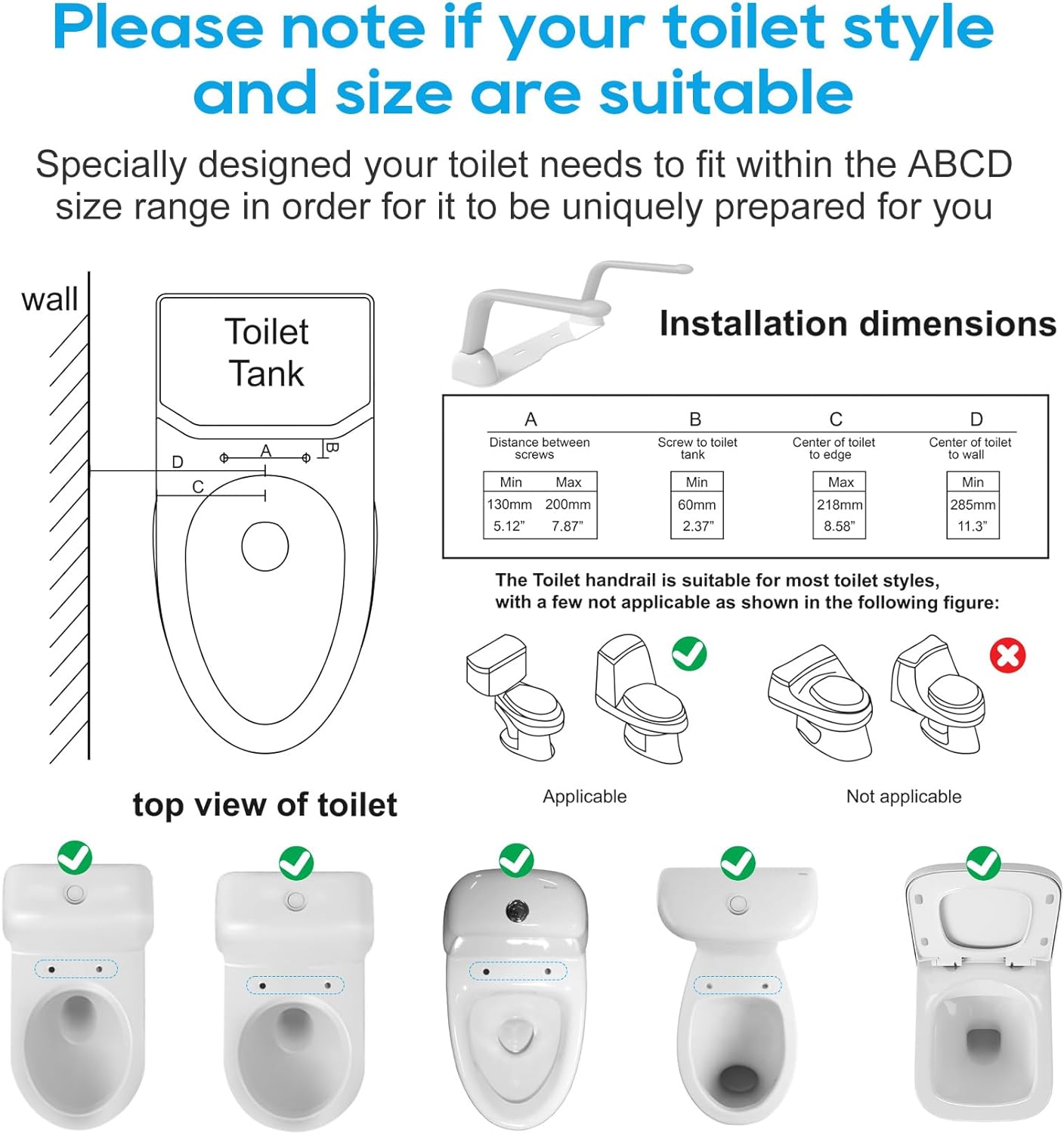 Compact Flip-up Safety Toilet Frame - Aging Goods