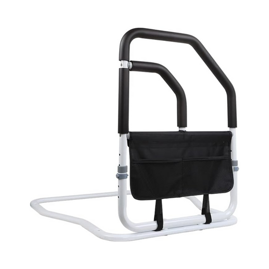 Curved Dual Handles Safety Bed Rail - Aging Goods