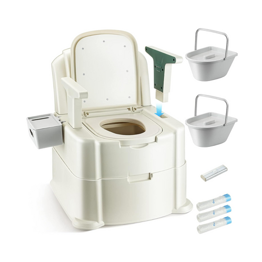 Bedside Commode Chair With Motion Light - Aging Goods