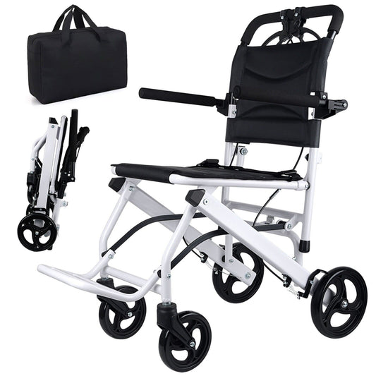 Compact Lightweight Transport Wheelchair - Aging Goods